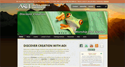 Desktop Screenshot of discovercreation.org